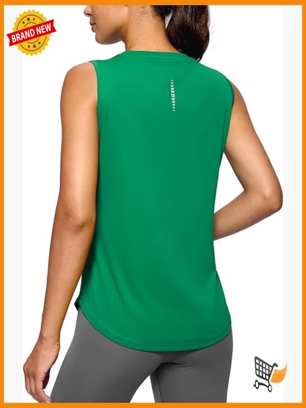 Women's Sleeveless High Neck Tank Top for Workout Running Gym Tennis Pickleball
